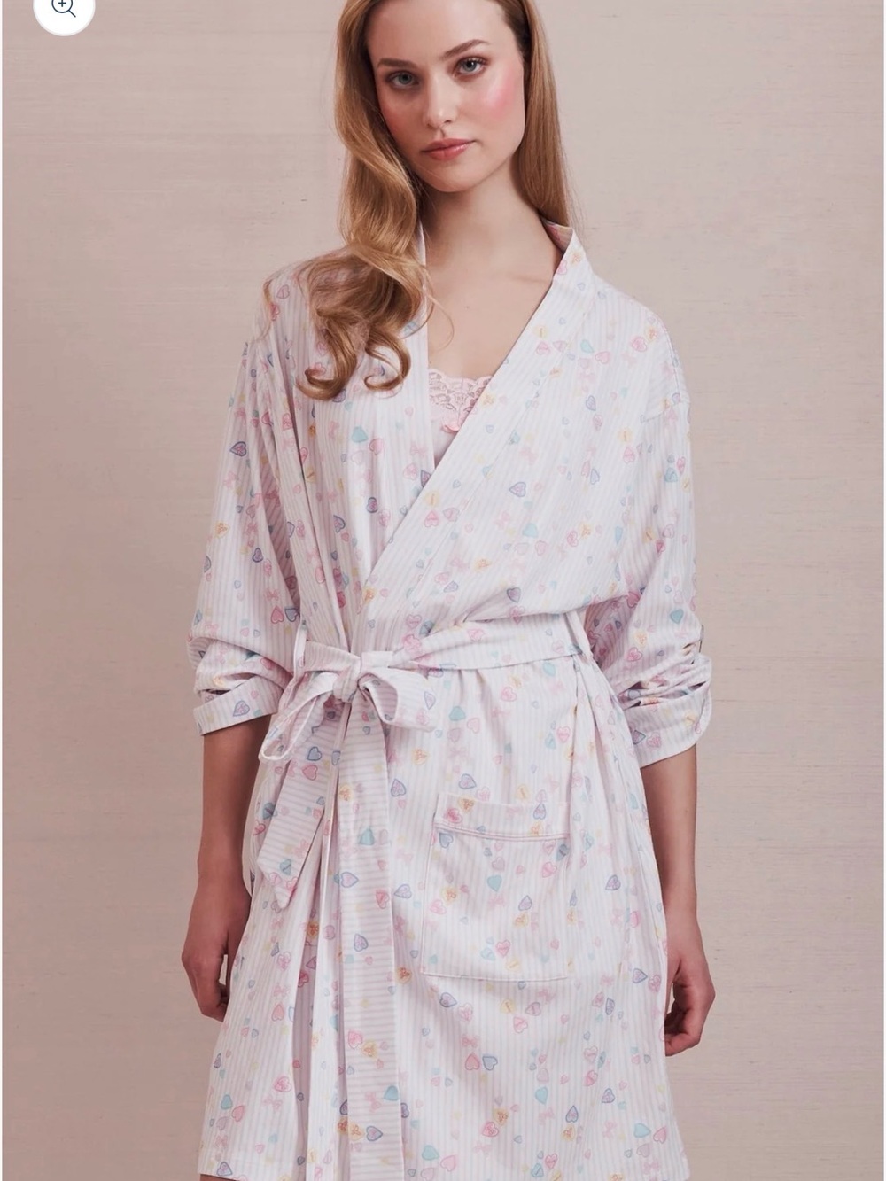 Roller Rabbit x LoveShackFancy Heart Robe Size M